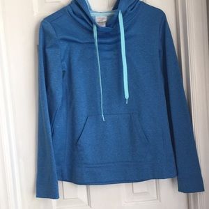 Danskin bright blue sweatshirt